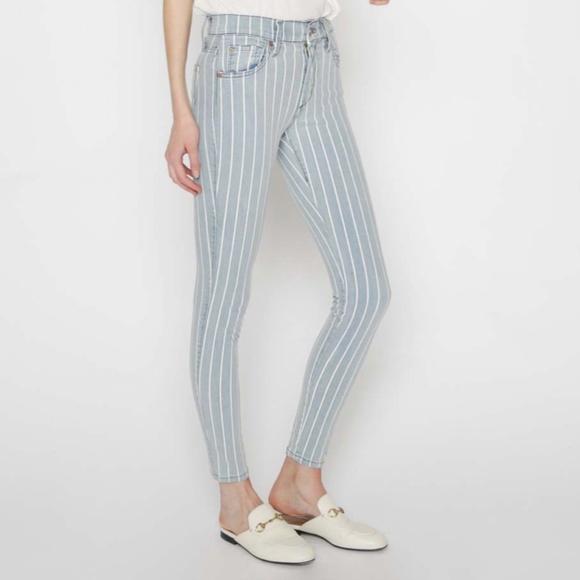 James Jeans Twiggy Ankle Jeans in Bengal Stripes - Picture 1 of 11